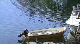 A tranquil scene at Skipavik, Bømlo, one of the few signs of habitation we have seen on the island.  33.9 miles into the ride